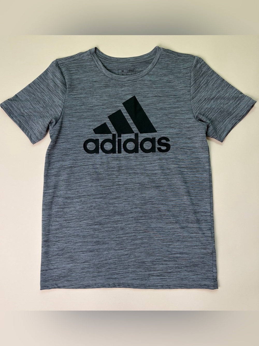 adidas Gray Heather Logo Tee